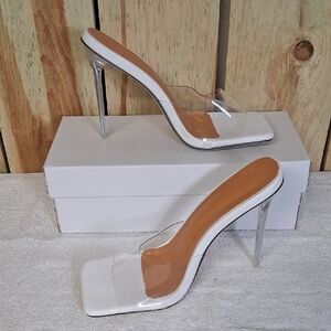 Womens Heeled Mules Size 40 Casual Date Night Wedding